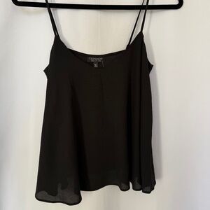 Topshop Black Spaghetti Strap Tank Top